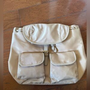 Year of Ours Taupe Nylon Backpack | New With Tags | Utility Pocket Backpack